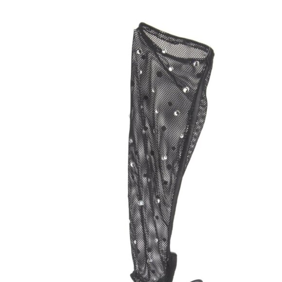 Giuseppe Zanotti fishnet rhinestone boots sandals US 6.5 - Picture 4 of 4